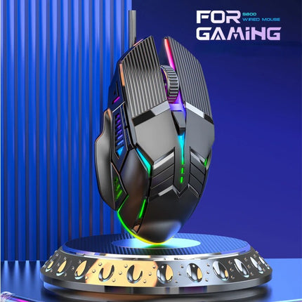 Ergonomic RGB Wired Gaming Mouse