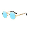 Gold w blue mirror