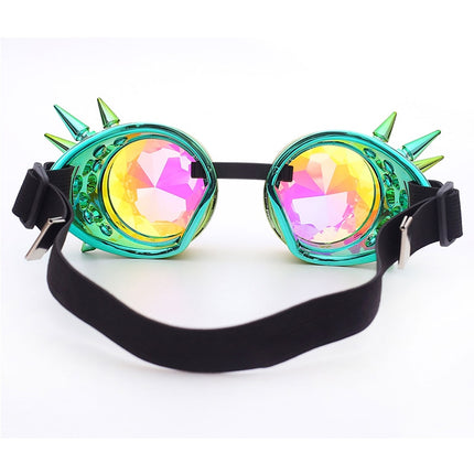 Kaleidoscope Design Rainbow Party Sunglasses - Wnkrs