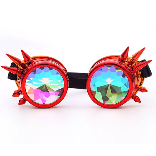 Kaleidoscope Design Rainbow Party Sunglasses - Wnkrs