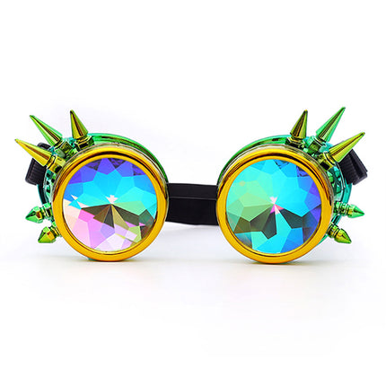 Kaleidoscope Design Rainbow Party Sunglasses - Wnkrs