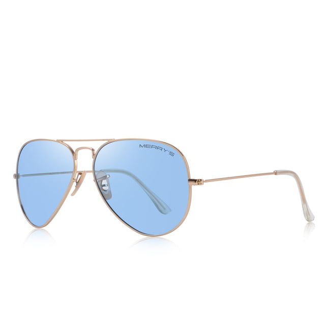 Unisex Aviator Polarized Sunglasses - Wnkrs