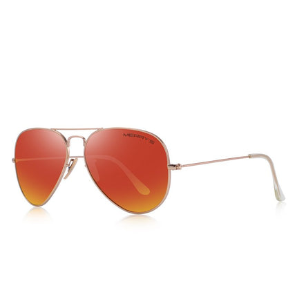 Unisex Aviator Polarized Sunglasses - Wnkrs