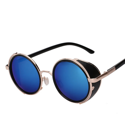 Retro Round Metal Sunglasses - Wnkrs