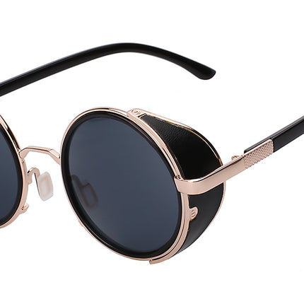 Retro Round Metal Sunglasses - Wnkrs