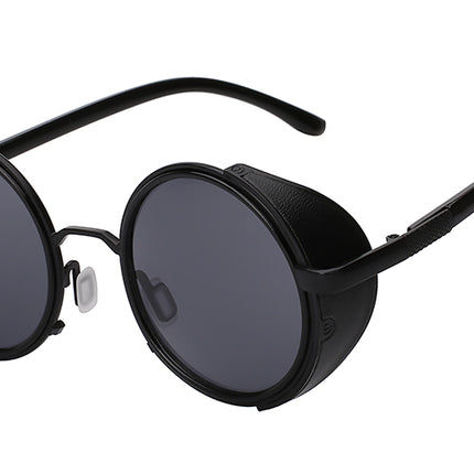 Retro Round Metal Sunglasses - Wnkrs