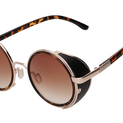 Retro Round Metal Sunglasses - Wnkrs