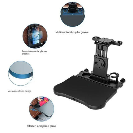 360° Rotating Car Dining & Computer Tray with Beverage Holder - Wnkrs