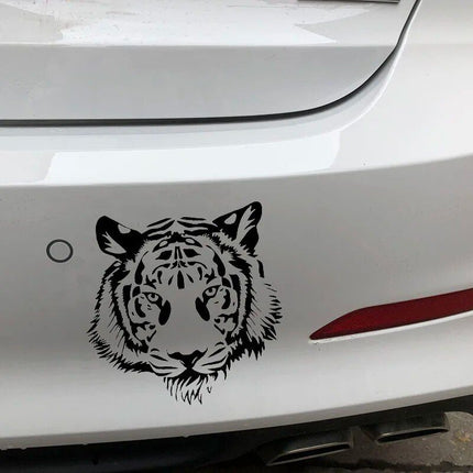 Majestic Tiger Head Vinyl Car Decal - Wnkrs