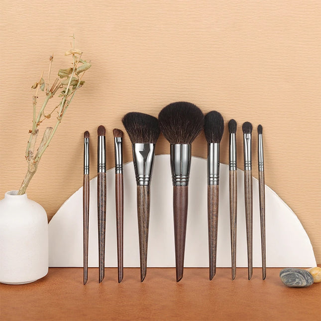 Ensemble de 9 pinceaux de maquillage haut de gamme