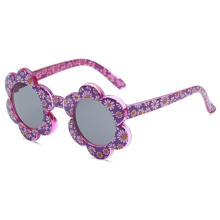 Kids Cartoon Flower Shaped Sunglasses - Wnkrs