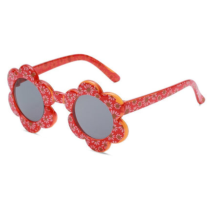 Kids Cartoon Flower Shaped Sunglasses - Wnkrs