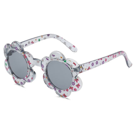 Kids Cartoon Flower Shaped Sunglasses - Wnkrs