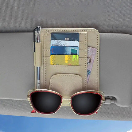 Deluxe Car Sun Visor Multi-Pocket Organizer - Wnkrs