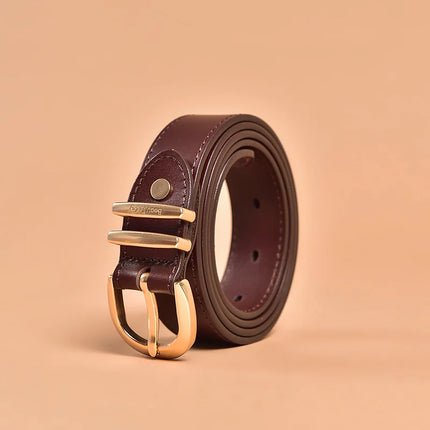 Ceinture en cuir véritable faite à la main avec boucle en fer à cheval