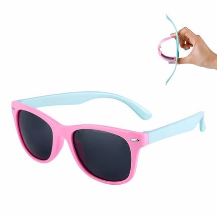 Girl`s Colorful Flexible Soft Sunglasses - Wnkrs