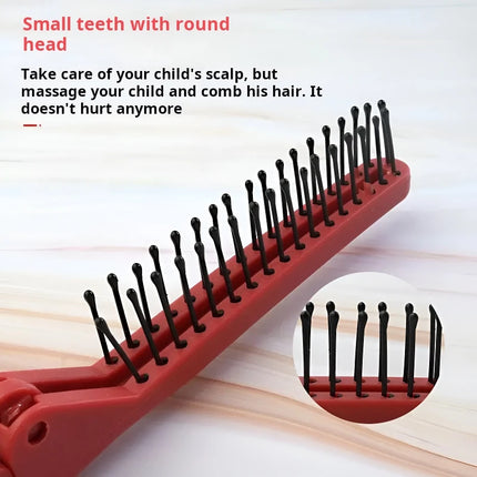 Mini Red Folding Pocket Comb