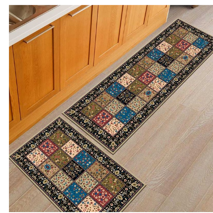 Floor mats, non-slip, oil-proof, household machine washable door mats, bathroom, bathroom, bedside rugs - Wnkrs