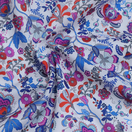 80 Pieces Of LIBERTY Floral High-end Retro Long Fiber Cotton Fabric - Wnkrs