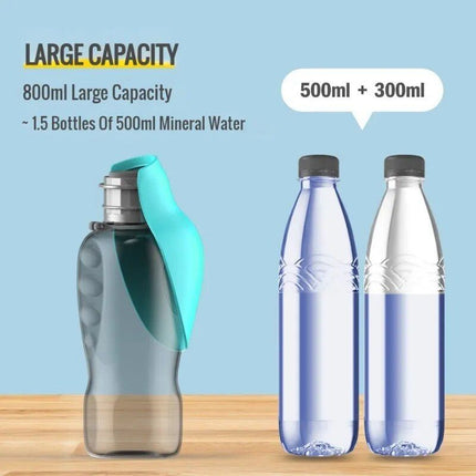 800ML Multi-Color Dog Water Bottle - Wnkrs