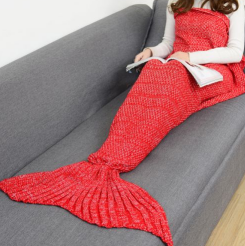 Mermaid Tail Knitting Sleeping Blanket - Wnkrs