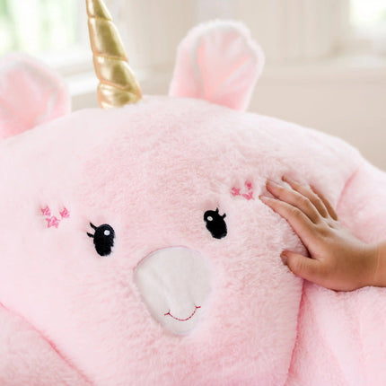 Pink Unicorn Plush Bean Bag Chair for Kids - Wnkrs