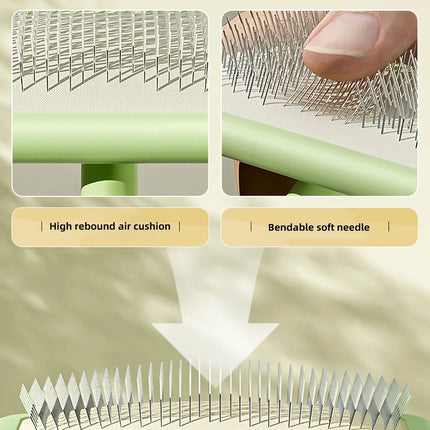 Peine para pelo de mascotas Ultimate Pet Hair Comb: cuidado delicado para gatos y perros