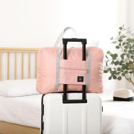 Bolsa de viaje plegable: ligera y de gran capacidad, ideal para mujeres y niñas