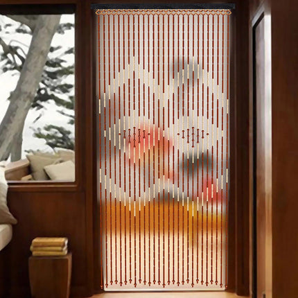 Eco-Friendly Bamboo & Wood Beaded Curtain for Doorways - Wnkrs