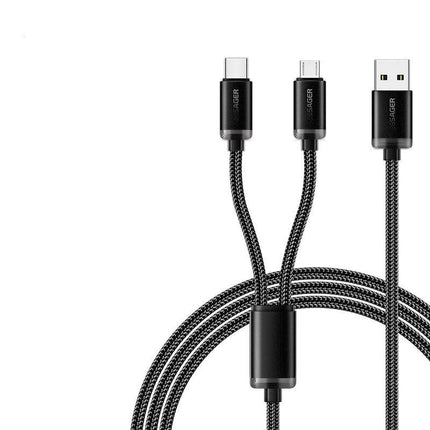 Câble de charge rapide 2 en 1 micro USB et type C Essager