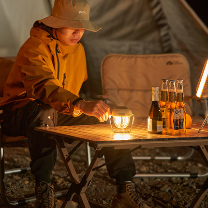 Linterna de camping con iluminación LED