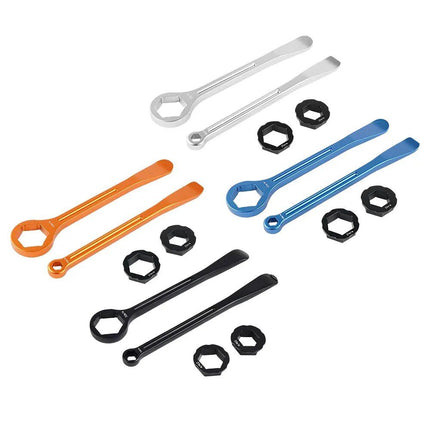 Universal Aluminum 32mm 27/22mm 13/10mm Tire Lever Wrench Set for Motorcycle Maintenance - Wnkrs