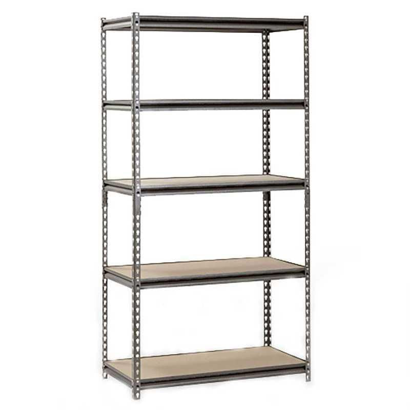 Adjustable Heavy-Duty 5-Shelf Steel Shelving Unit