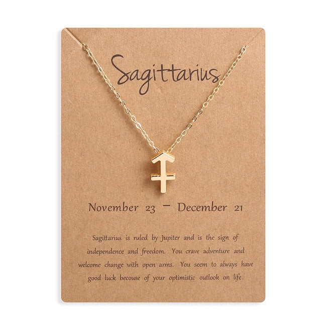 Women's Zodiac Sign Pendant Necklace - Wnkrs