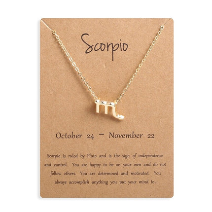 Women's Zodiac Sign Pendant Necklace - Wnkrs