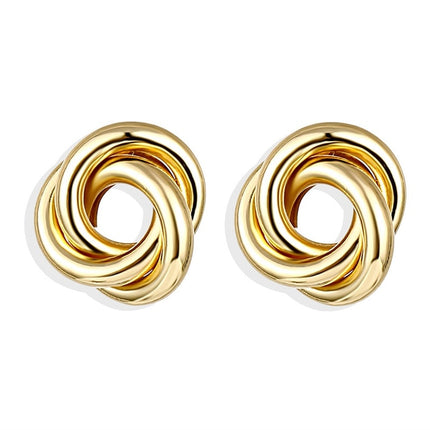 Women's Wreath Shaped Hoop Earrings - Wnkrs