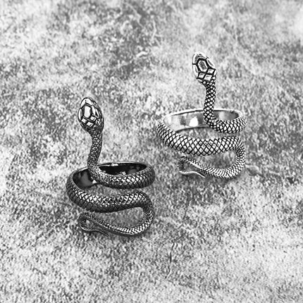 Women's Snake Shaped Adjustable Ring - Wnkrs