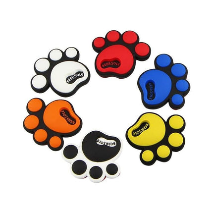 Car Door Edge Silicone Protectors with Cartoon Footprint Design - Wnkrs