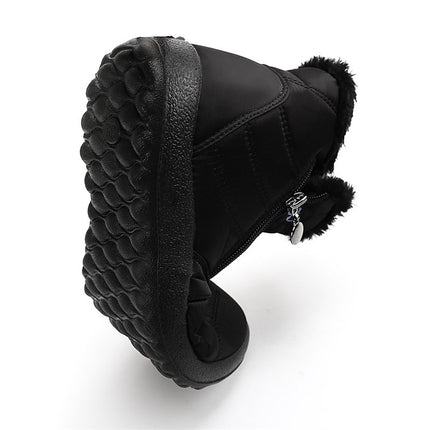 Women's Winter Quilted Fur Boots - Wnkrs