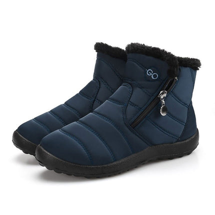 Women's Winter Quilted Fur Boots - Wnkrs