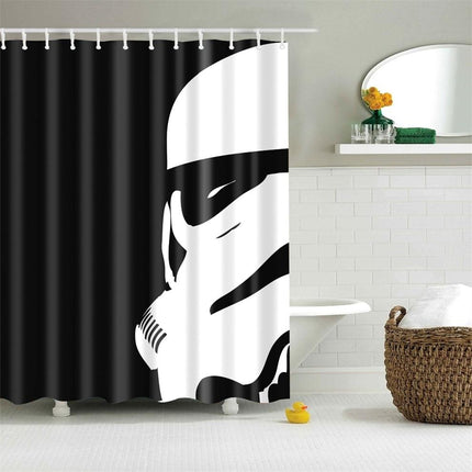 3D digital printing waterproof shower curtain - Wnkrs