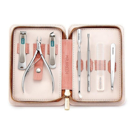 Deluxe 7-Piece Stainless Steel Manicure & Pedicure Nail Care Set - Wnkrs