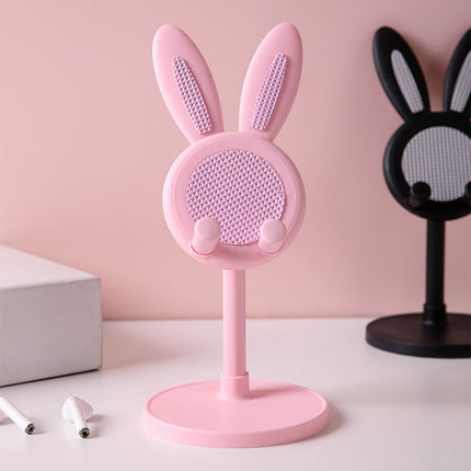 Support réglable pour téléphone et tablette en forme de lapin mignon