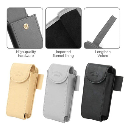 Leather Sun Visor Glasses and Card Organizer for Cars - Wnkrs