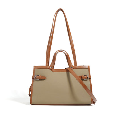 Sac fourre-tout vintage en cuir de vache