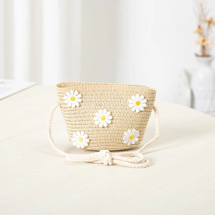 Kids Daisy Sun Hat and Handbag Set