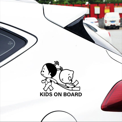 Baby On Board Car Sticker - Funny Child Safety Warning Decal - Wnkrs