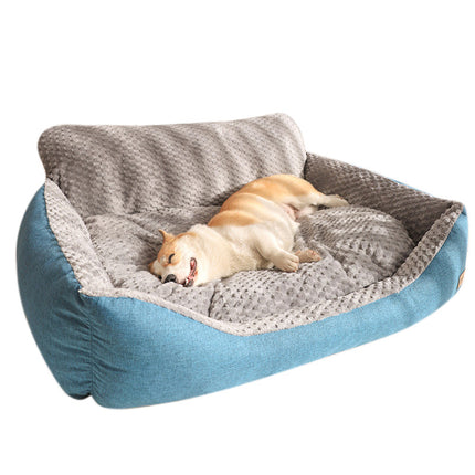 Acogedora cama para perros cálida y acogedora para el invierno