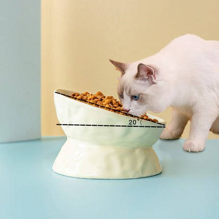 Gamelle en céramique pour eau et nourriture pour chat