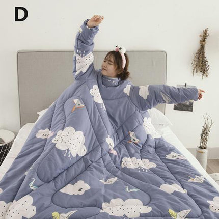 Winter Lazy Quilt with Sleeves - Wnkrs